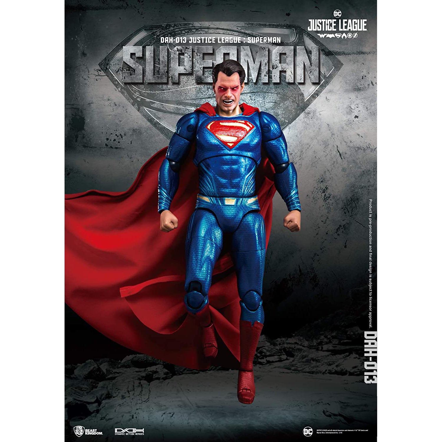 Beast Kingdom DAH-013 DC Justice League: Superman Dynamic 8ction Heroes Action Figure