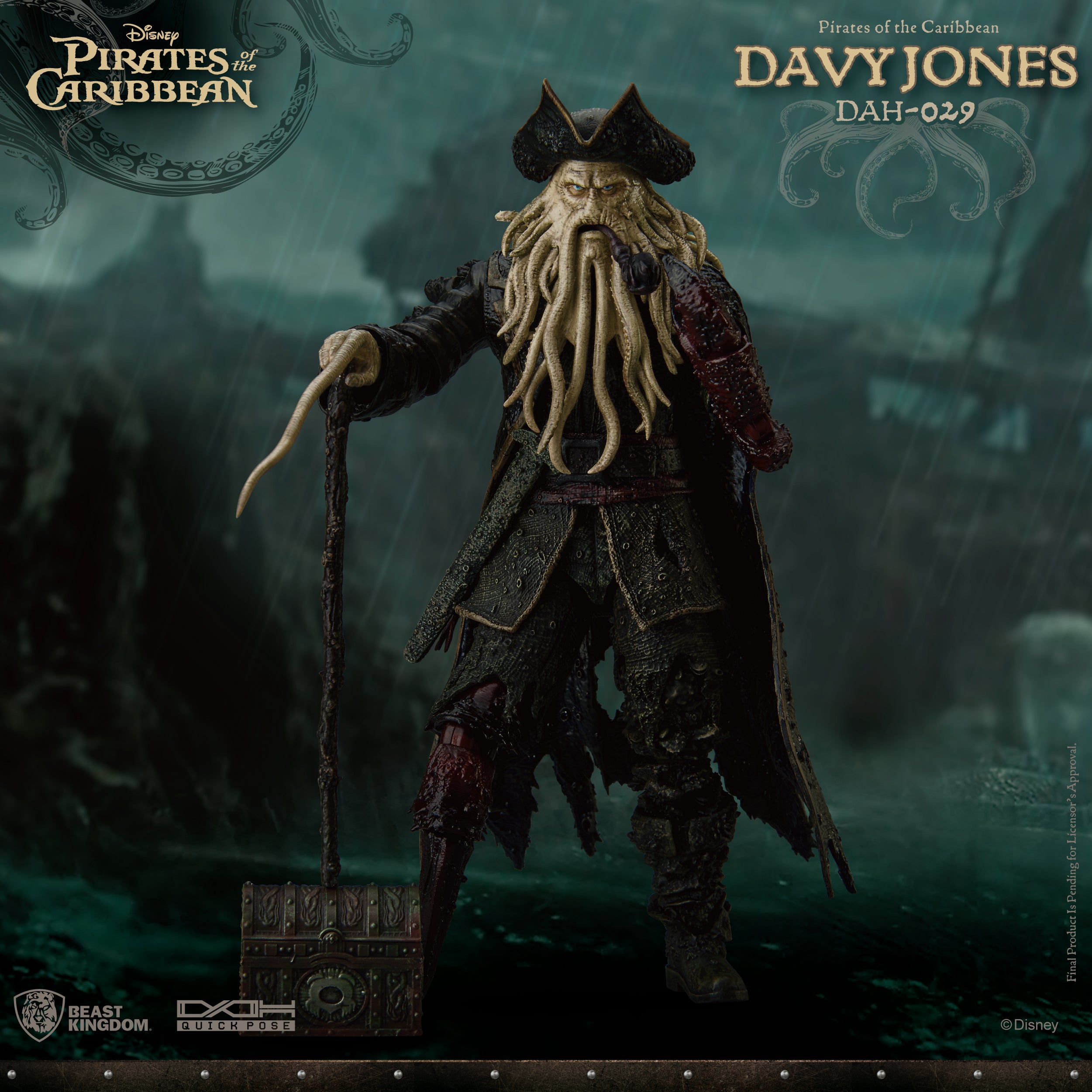 Beast Kingdom DAH-029 Disney Pirates of the Caribbean At World's End: Davy  Jones Dynamic 8ction Heroes Action Figure