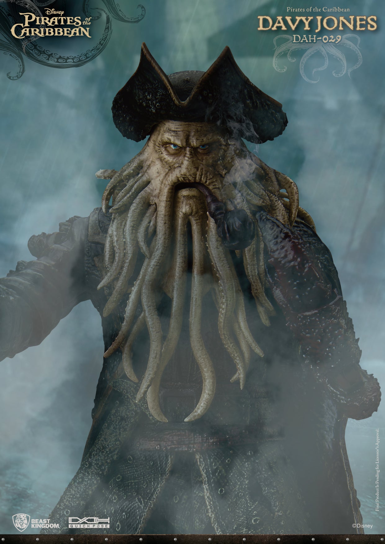 Beast Kingdom DAH-029 Disney Pirates of the Caribbean At World's End: Davy  Jones Dynamic 8ction Heroes Action Figure