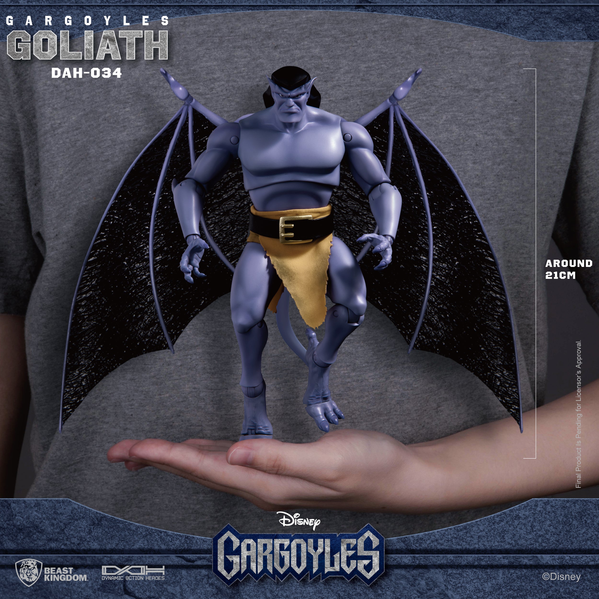 gargoyles spielzeug Beast Kingdom DAH-034 Disney Pixar Gargoyles Goliath 1:9 Scale Dynamic