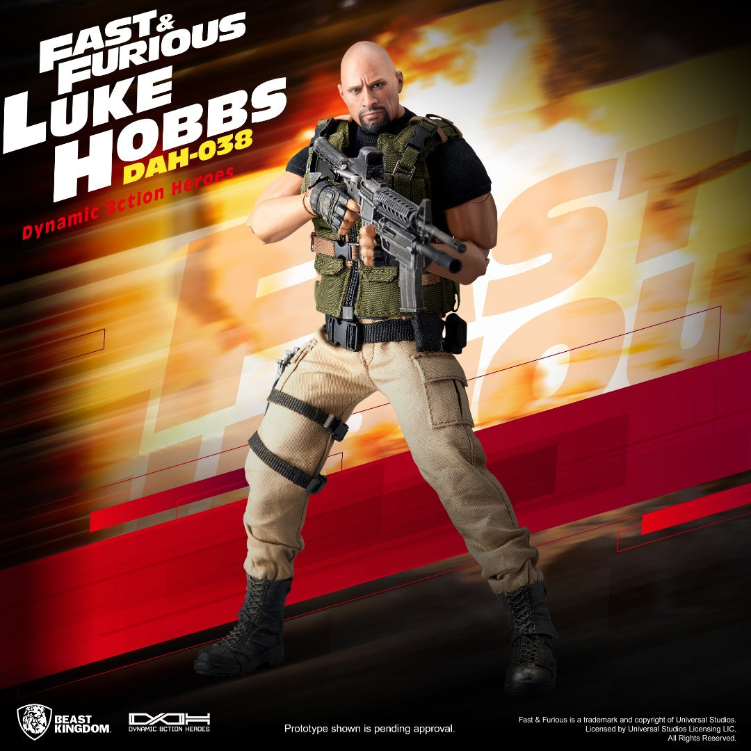 Beast Kingdom DAH-038 Fast and Furious Luke Hobbs Dynamic 8ction Heroes Action Figure