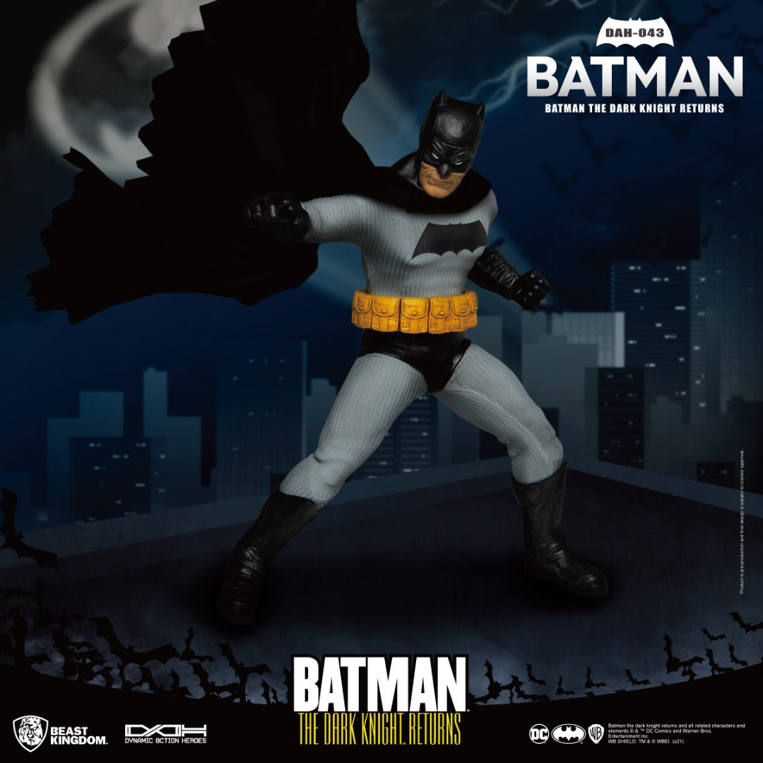 Beast Kingdom DAH-043 The Dark Knight Return Batman Dynamic 8ction Heroes 1:9 Scale Action Figure