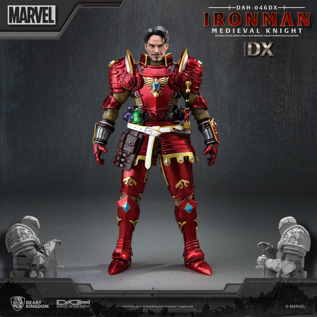 Iron Man Medieval Knight Deluxe Beast Kingdom DAH-046DX - Édition Numérotée