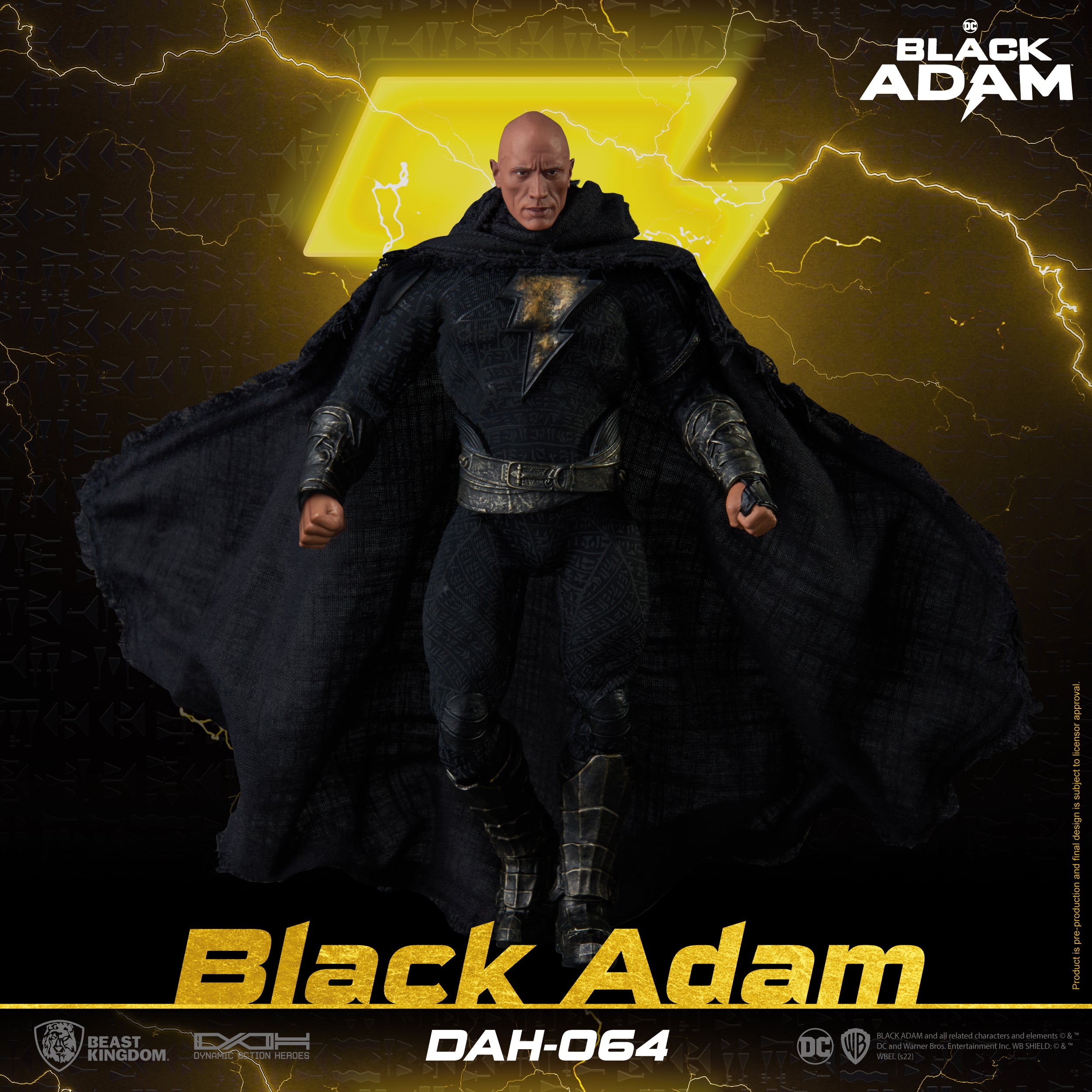 Beast Kingdom DAH-064 DC Black Adam 1:9 Scale Dynamic 8ction Heroes Action Figure