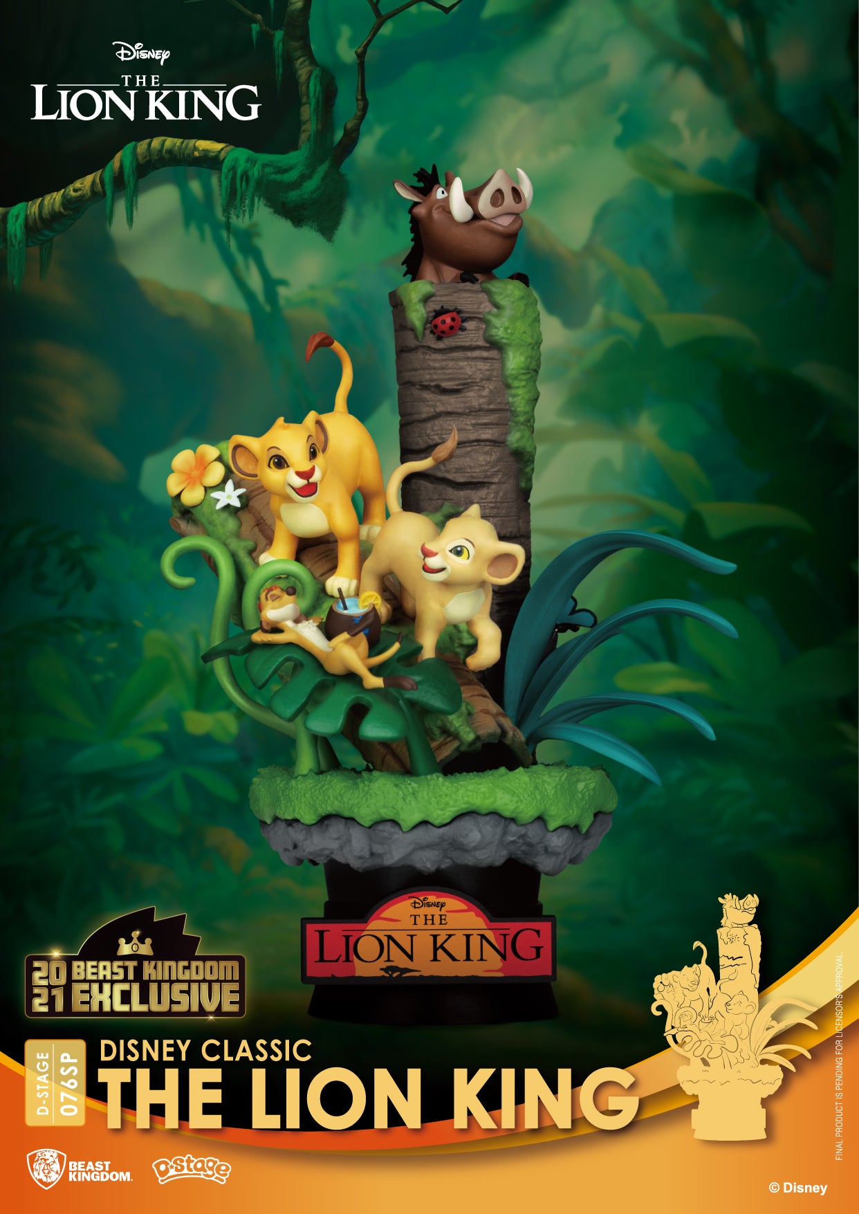 Beast Kingdom DS-076SP Disney Classic: The Lion King Special Edition Diorama Stage D-Stage Figure Statue