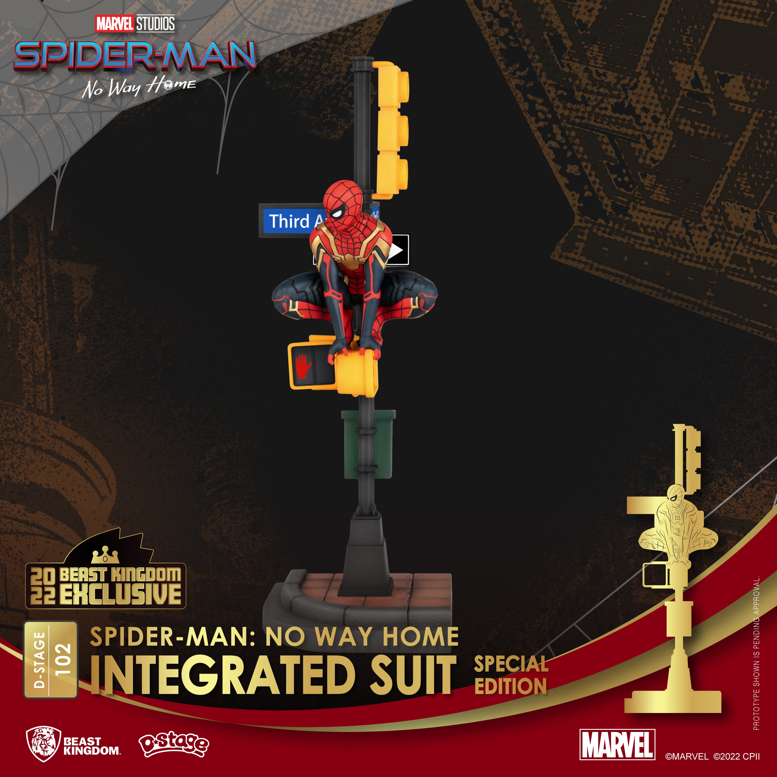 Beast Kingdom DS-101SP Marvel Spider-Man: No Way Home-Integrated Suit Special Edition Diorama Stage D-Stage Figure Statue