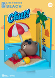 Beast Kingdom DS-106 Line Friends - Beach Diorama Stage D-Stage Figure Statue
