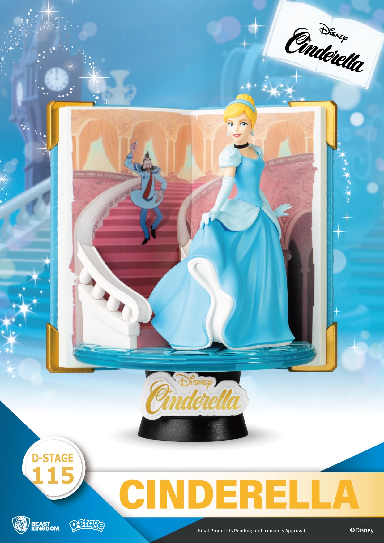 Beast Kingdom DS-115 Disney Story Book Series: Cinderella Diorama Stage D-Stage Figure Statue