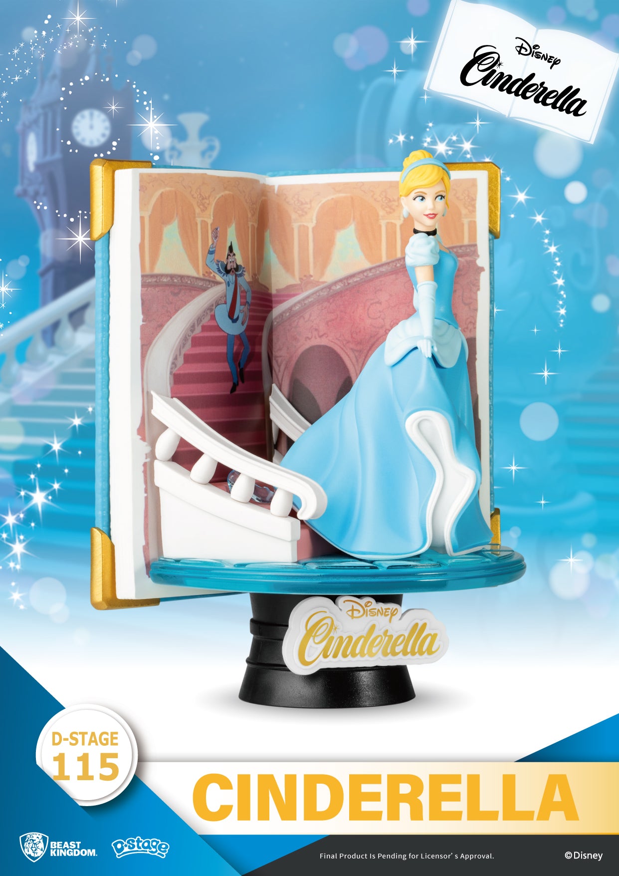Beast Kingdom DS-115 Disney Story Book Series: Cinderella Diorama Stage D-Stage Figure Statue