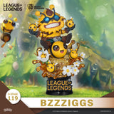 Beast Kingdom DS-119 League of Legends-Beemo & BZZZiggs Set Diorama Stage D-Stage Figure Statue