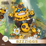 Beast Kingdom DS-119 League of Legends-Beemo & BZZZiggs Set Diorama Stage D-Stage Figure Statue