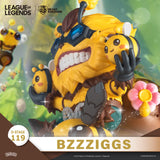Beast Kingdom DS-119 League of Legends-Beemo & BZZZiggs Set Diorama Stage D-Stage Figure Statue