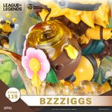 Beast Kingdom DS-119 League of Legends-Beemo & BZZZiggs Set Diorama Stage D-Stage Figure Statue