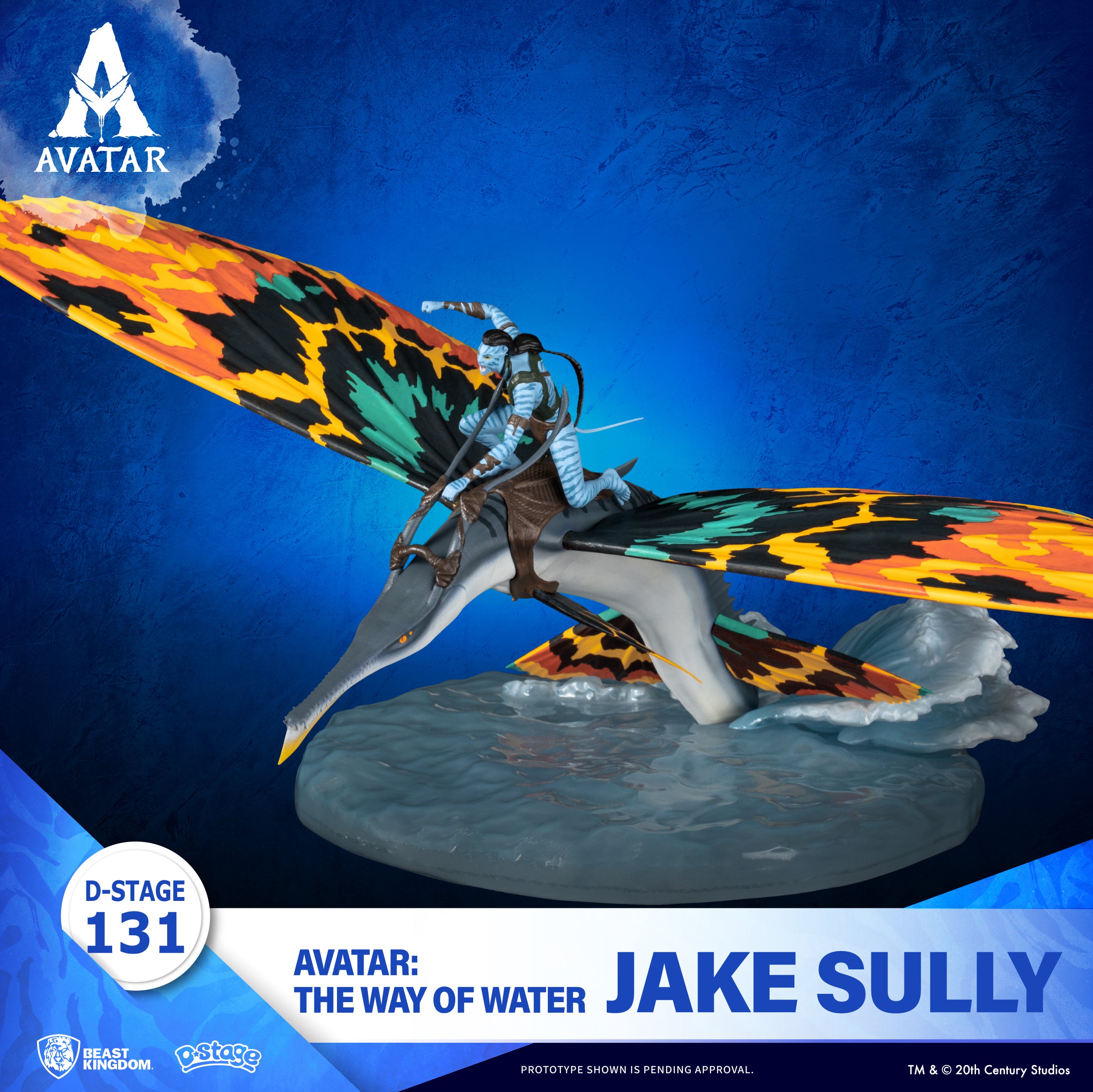 Beast Kingdom DS-131 Disney Pixar Avatar: The Way Of Water - Jake Sully Diorama Stage D-Stage Figure Statue