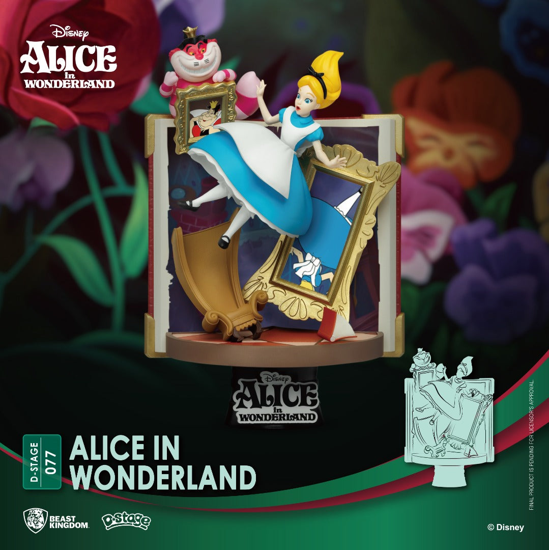 Lot 6 Mini Figurines Alice Aux Pays Des Merveilles - Mini Disney D-Stage