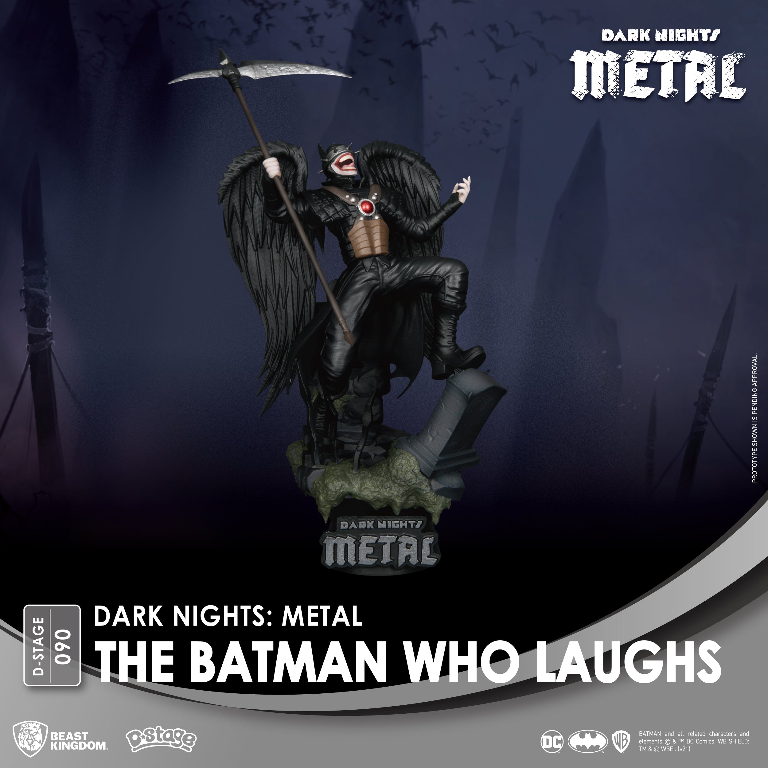Beast Kingdom DS-090 DC Batman Dark Nights Metal: The Batman Who Laughs Diorama Stage D-Stage Figure Statue