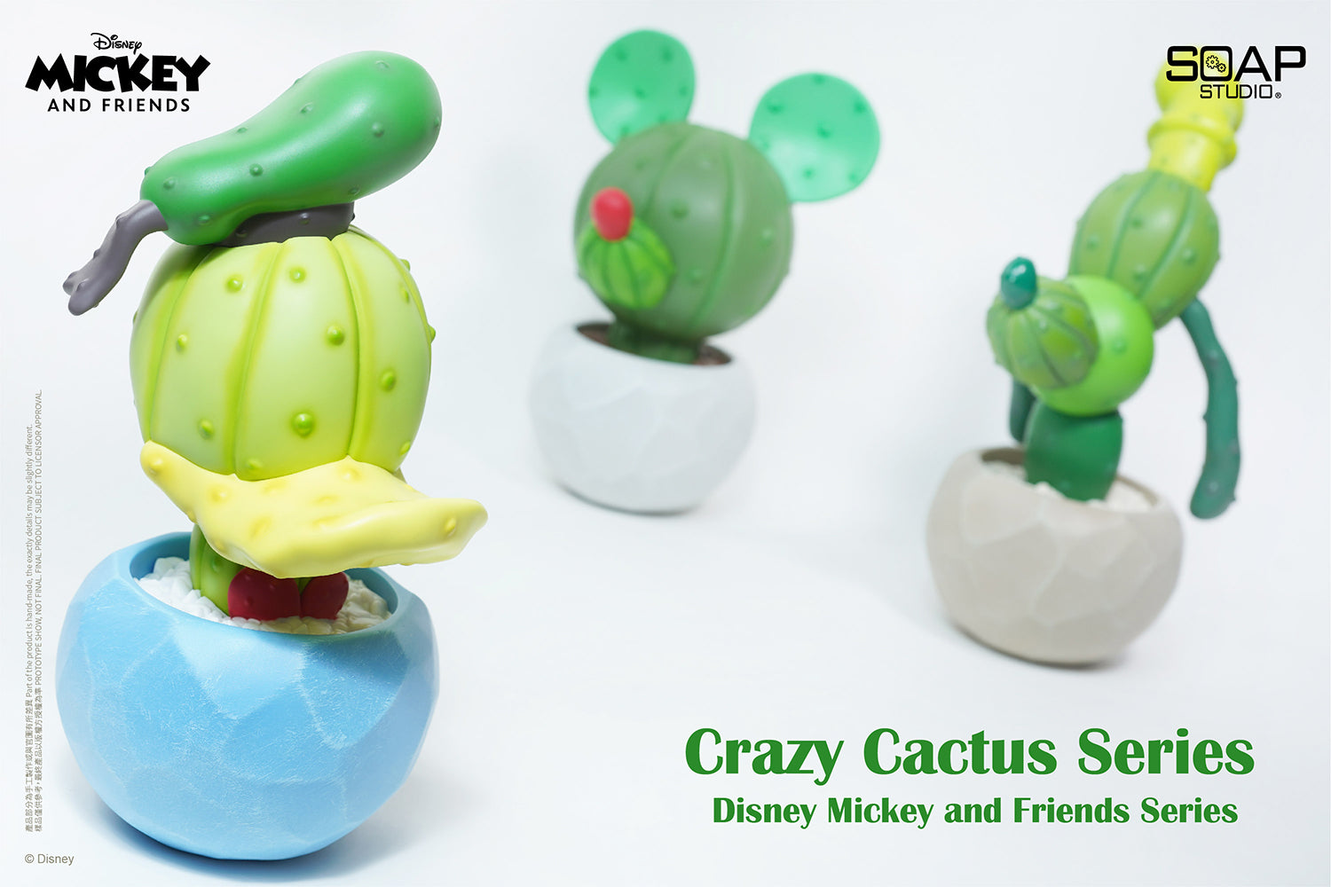 Soap Studio DY052 Disney Donald Duck Series - Crazy Cactus Figure