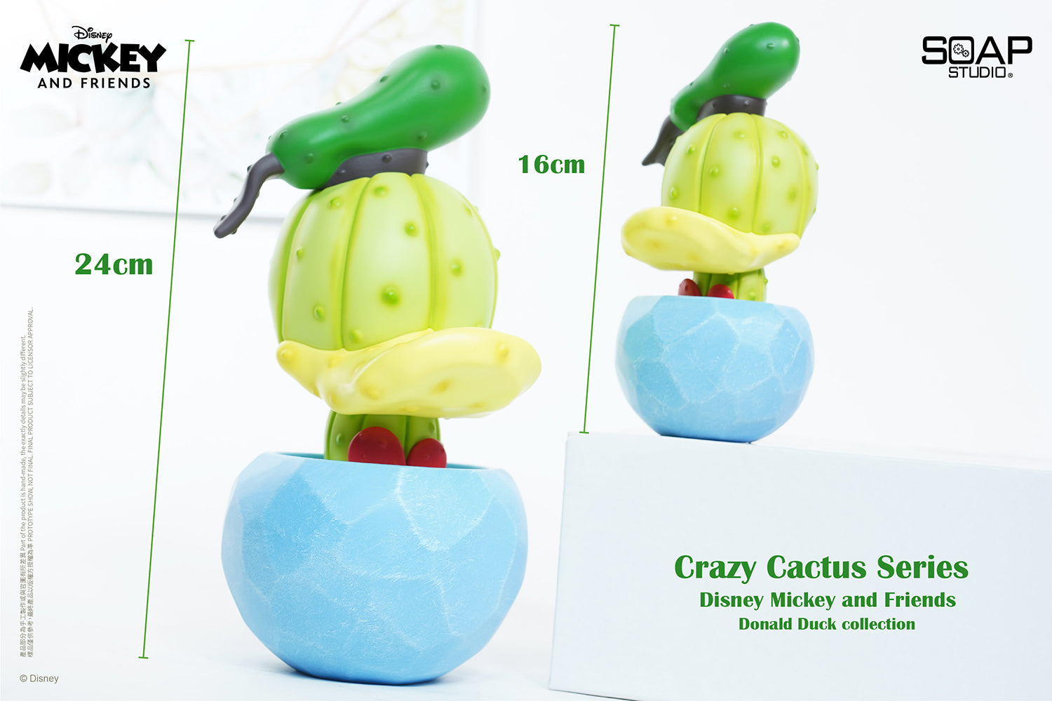 Soap Studio DY052 Disney Donald Duck Series - Crazy Cactus Figure