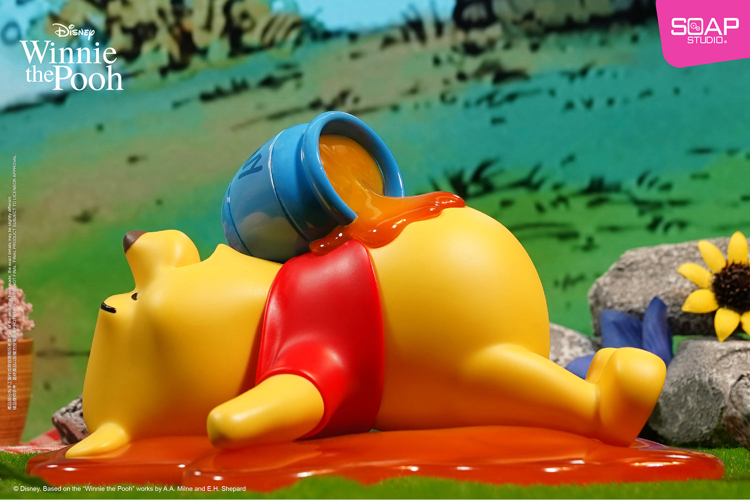 Soap Studio DY058 Winnie the Pooh Honey-bath Figure