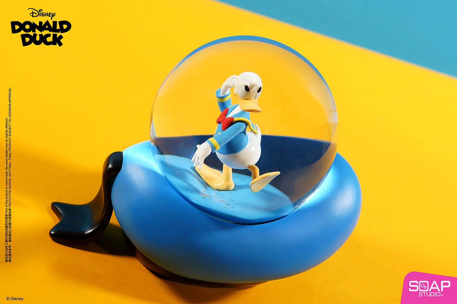 Soap Studio DY307 Donald Duck Magic Bubble Snow Globe