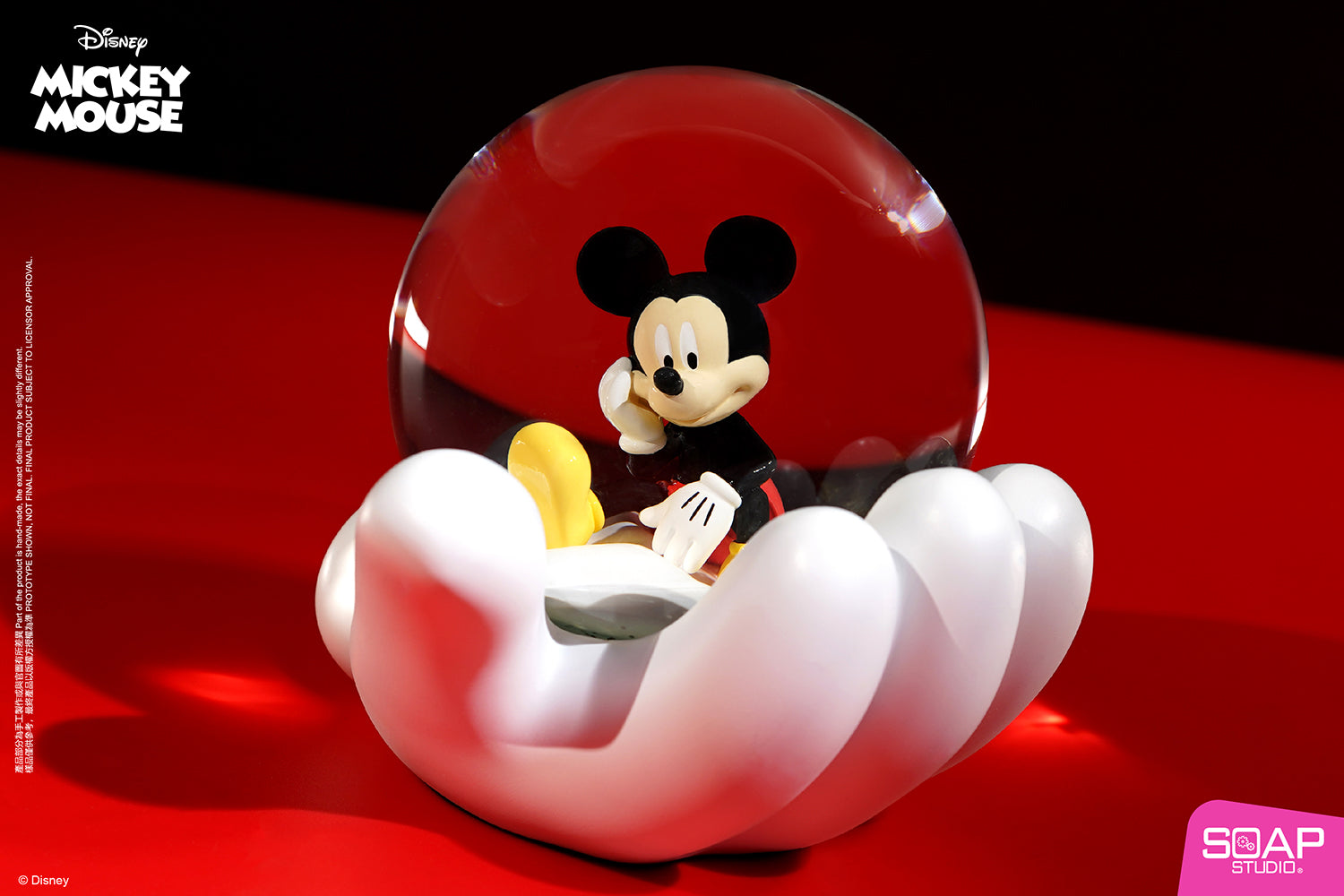 Soap Studio DY308 Mickey Mouse Magic Bubble Snow Globe