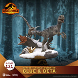 Beast Kingdom DS-121 Jurassic World: Dominion-Blue & Beta Diorama Stage D-Stage Figure Statue