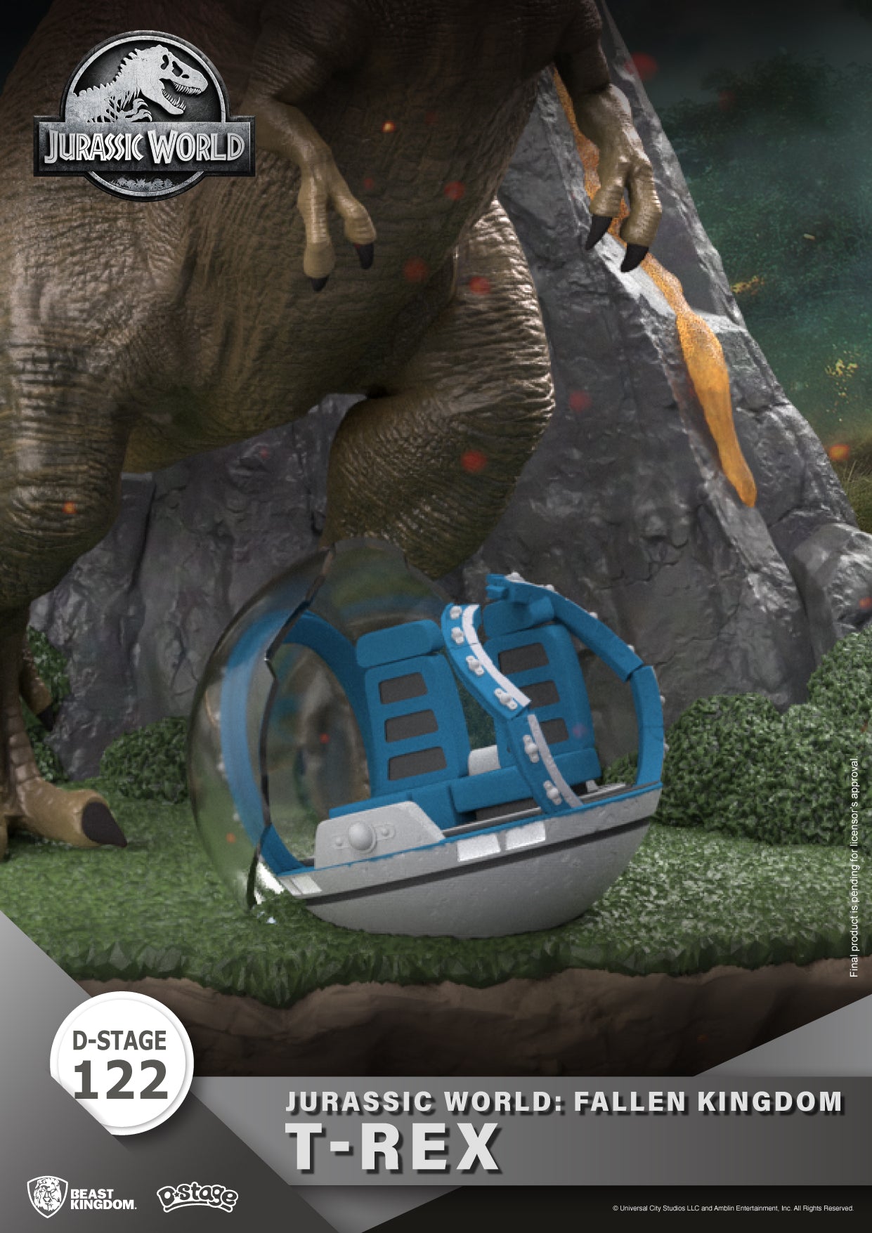 Beast Kingdom DS 122 Jurassic World Fallen Kingdom T Rex Diorama Stag Beast Kingdom SEA
