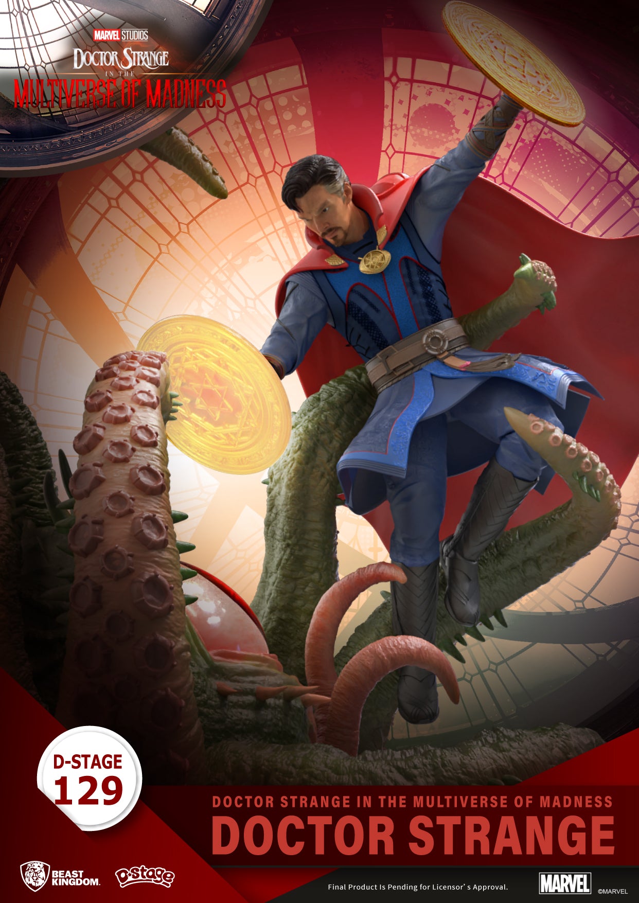 Beast Kingdom DS-129 Marvel Doctor Strange in the Multiverse of Madness-Doctor Strange Diorama Stage D-Stage Figure Statue