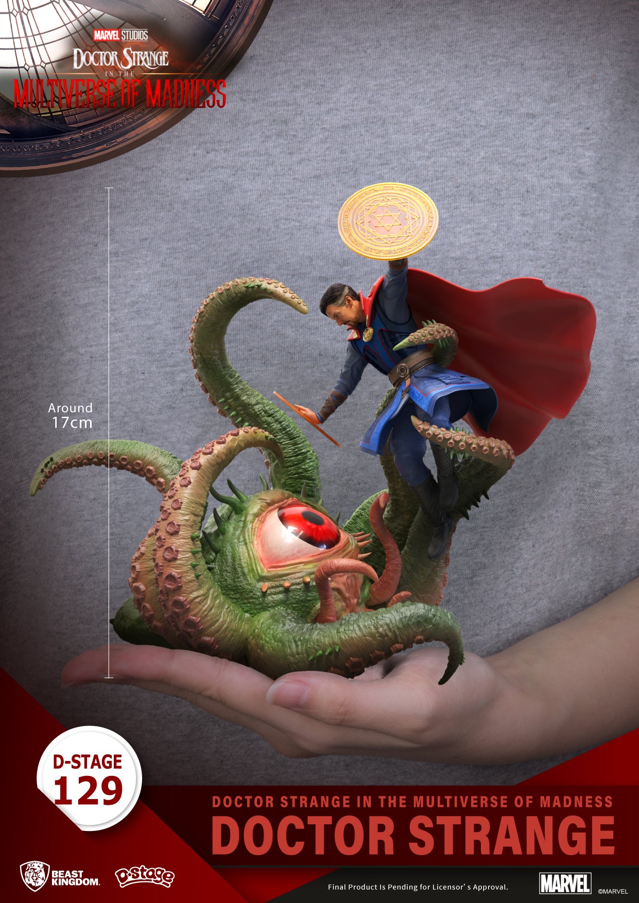 Beast Kingdom DS-129 Marvel Doctor Strange in the Multiverse of Madness-Doctor Strange Diorama Stage D-Stage Figure Statue