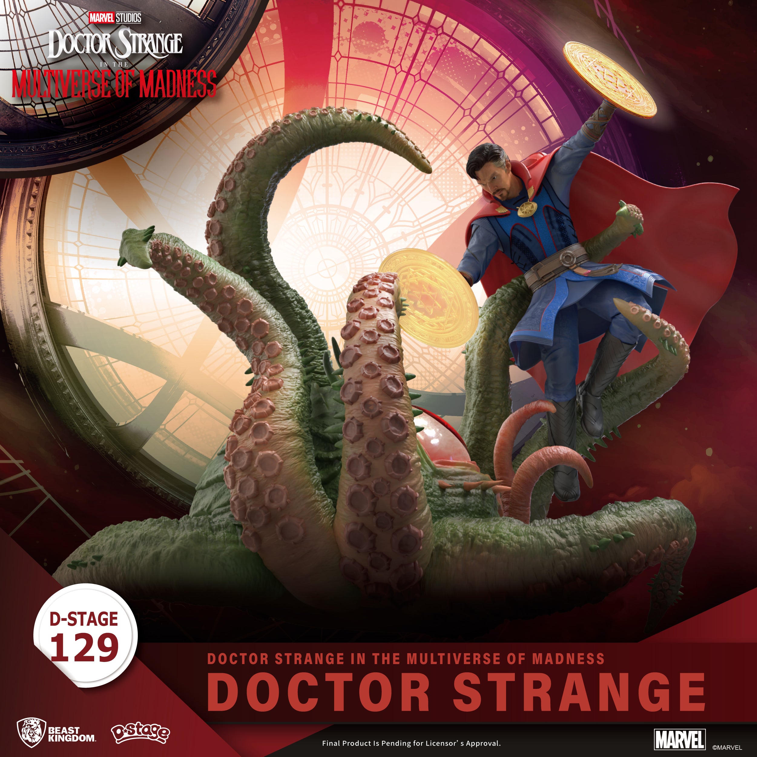 Beast Kingdom DS-129 Marvel Doctor Strange in the Multiverse of Madness-Doctor Strange Diorama Stage D-Stage Figure Statue