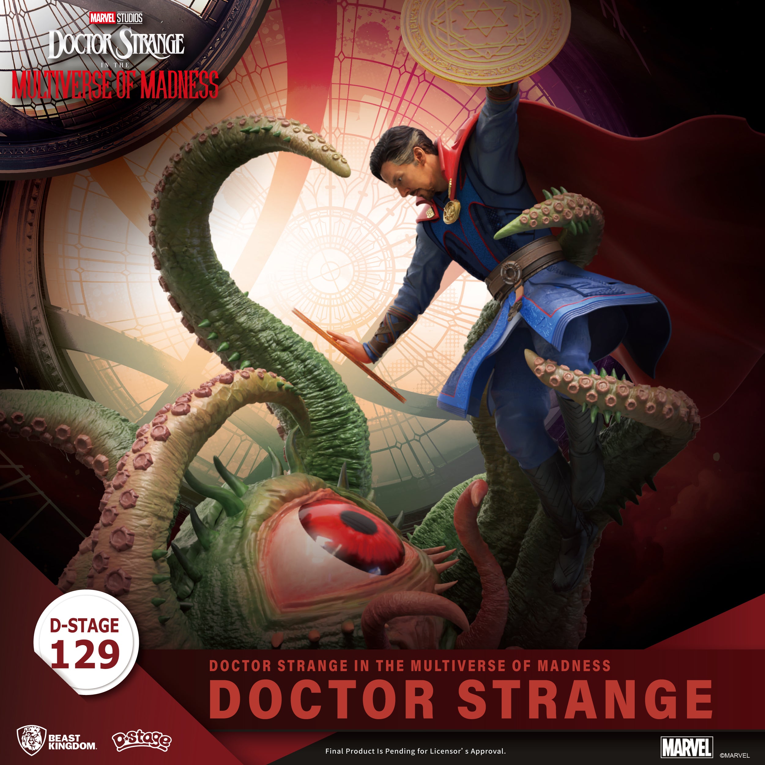 Beast Kingdom DS-129 Marvel Doctor Strange in the Multiverse of Madness-Doctor Strange Diorama Stage D-Stage Figure Statue