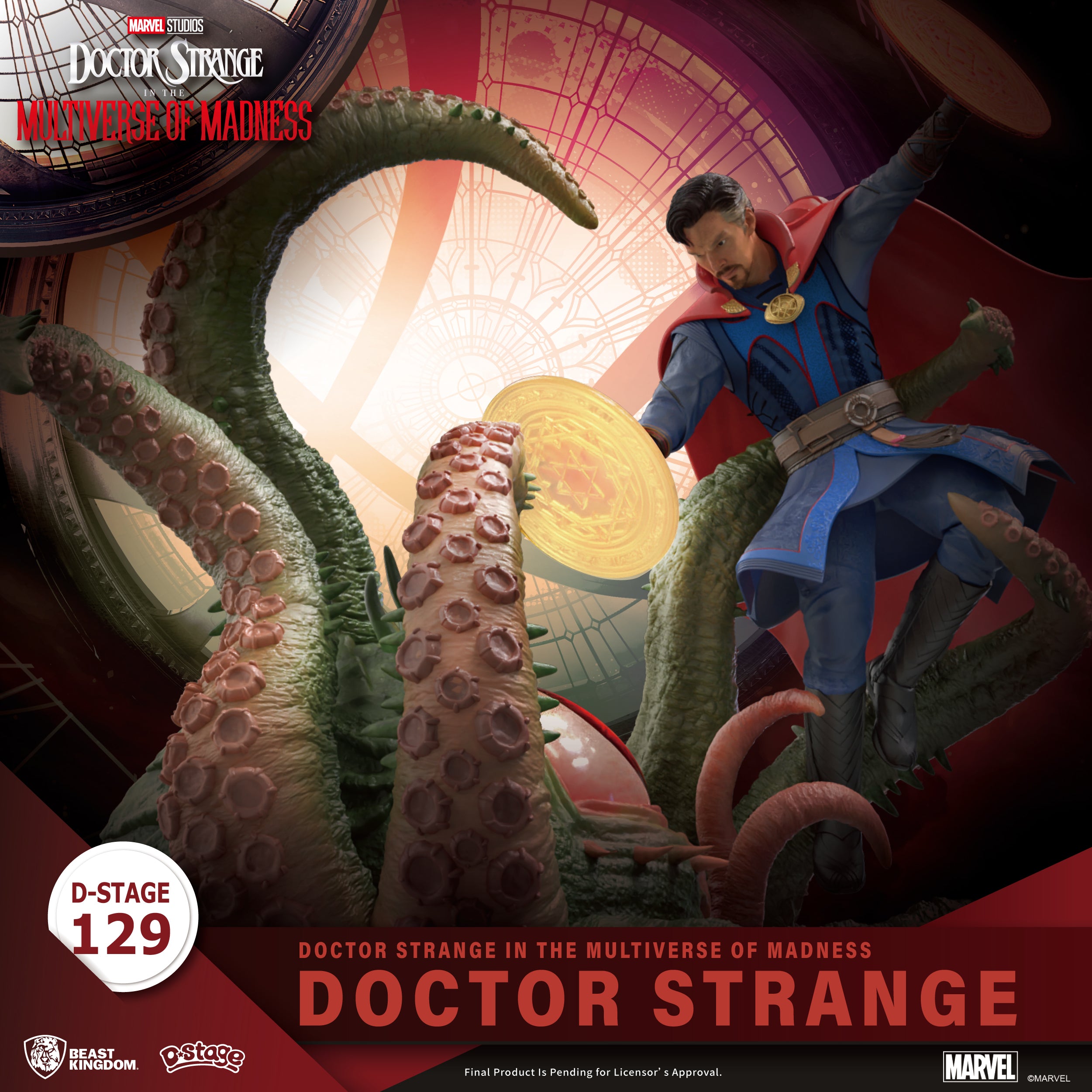 Beast Kingdom DS-129 Marvel Doctor Strange in the Multiverse of Madness-Doctor Strange Diorama Stage D-Stage Figure Statue