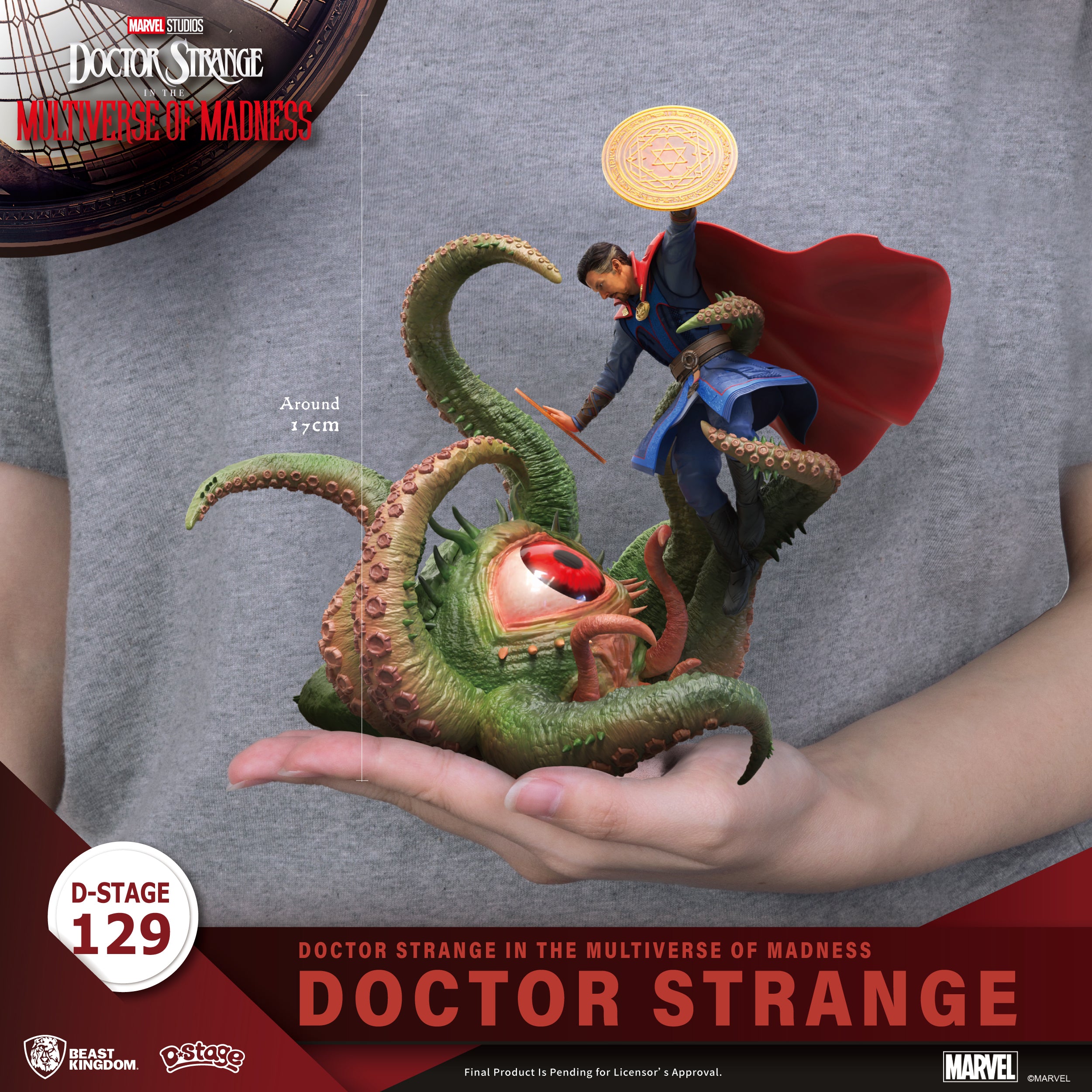 Beast Kingdom DS-129 Marvel Doctor Strange in the Multiverse of Madness-Doctor Strange Diorama Stage D-Stage Figure Statue