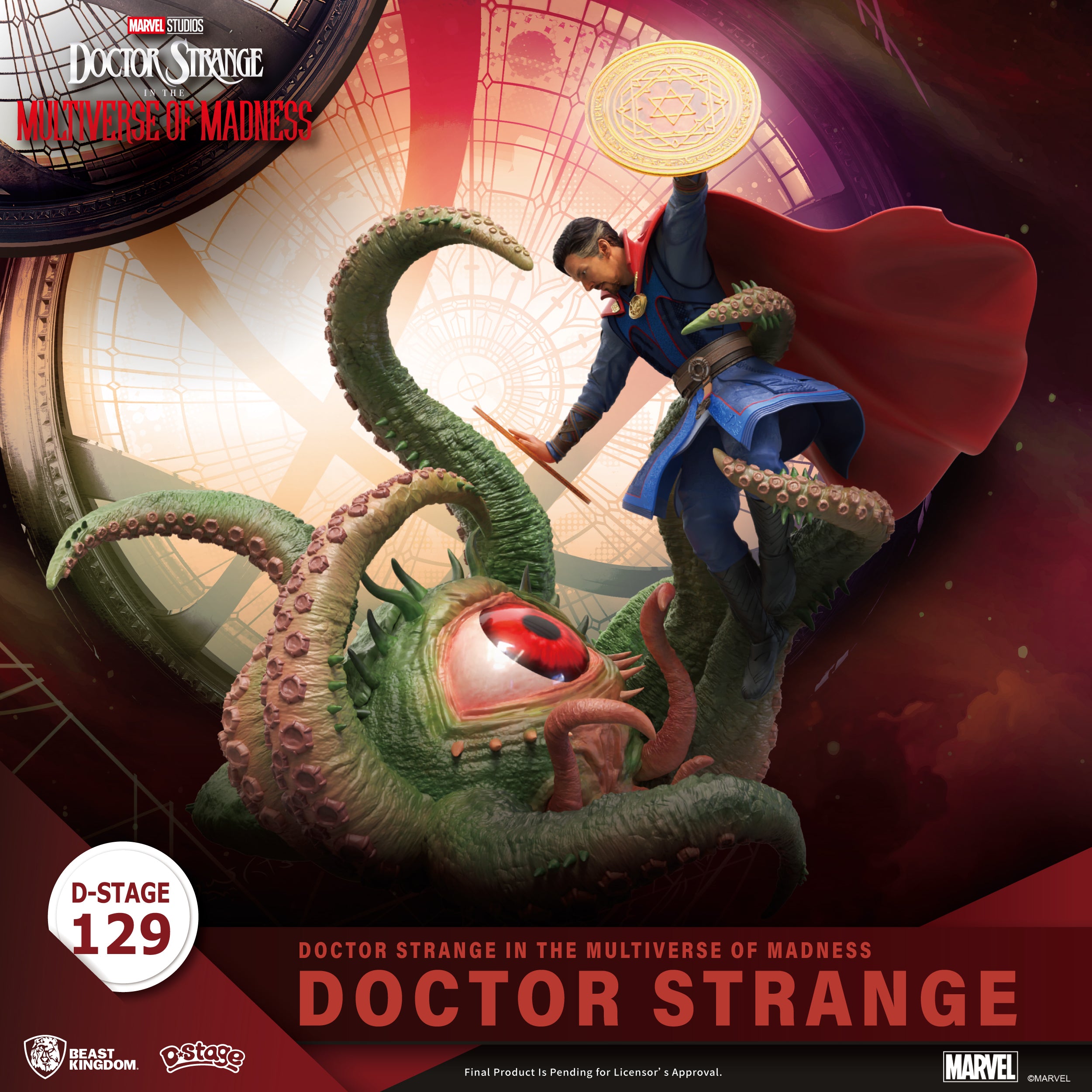 Beast Kingdom DS-129 Marvel Doctor Strange in the Multiverse of Madness-Doctor Strange Diorama Stage D-Stage Figure Statue