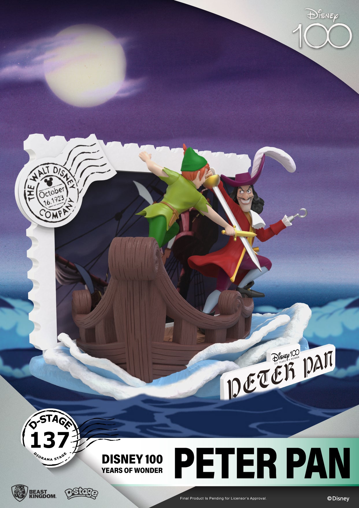 Beast Kingdom DS-137 Disney 100 Years of Wonder-Peter Pan Diorama Stage D-Stage Figure Statue