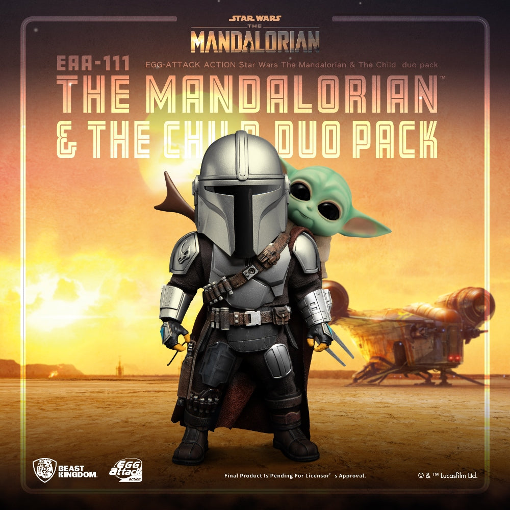 Beast Kingdom EAA-111 The Mandalorian & The Child duo pack