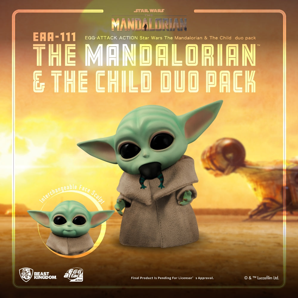 Beast Kingdom EAA-111 The Mandalorian & The Child duo pack