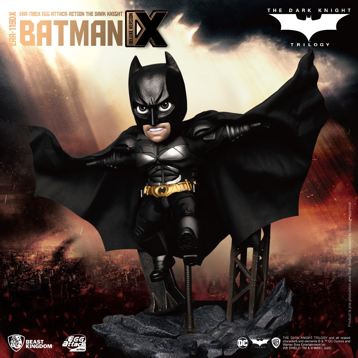 Beast Kingdom EAA-119DX The Dark Knight Batman Deluxe Version