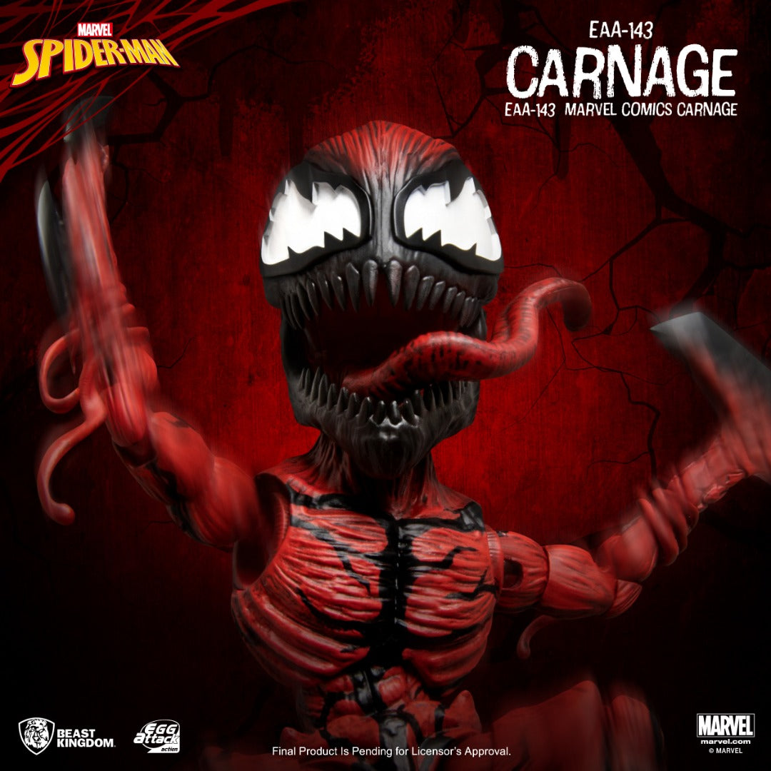 Beast Kingdom EAA-143 Marvel Comics: Carnage Egg Attack Action Figure
