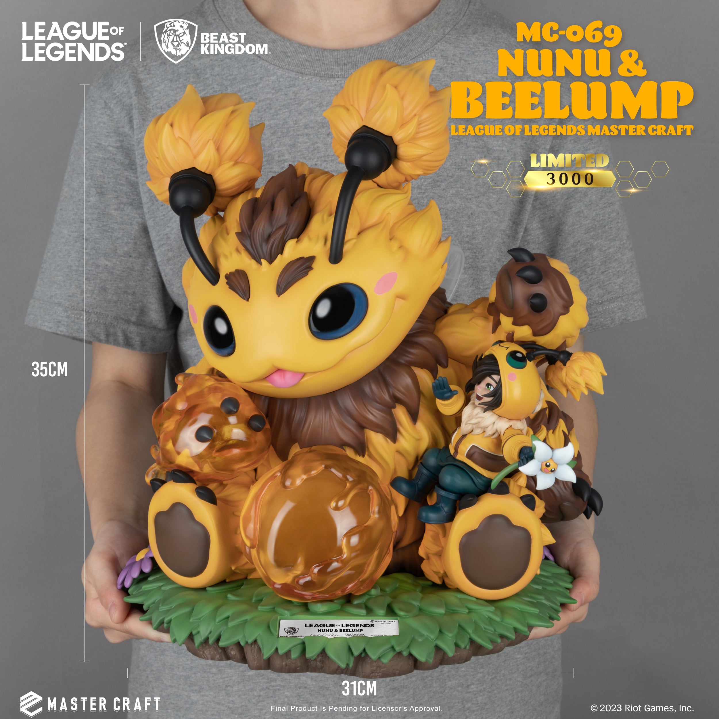 Beast Kingdom MC-069 League of Legends Master Craft Nunu & Beelump 1:4 Scale Master Craft Figure Statue