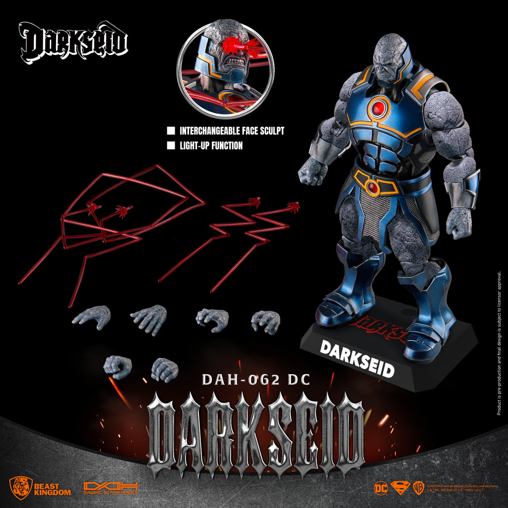Beast Kingdom Action Figure Darkseid - DC Comics Dynamic 8ction Heroes DAH-062 - Statua Da Collezione - 4