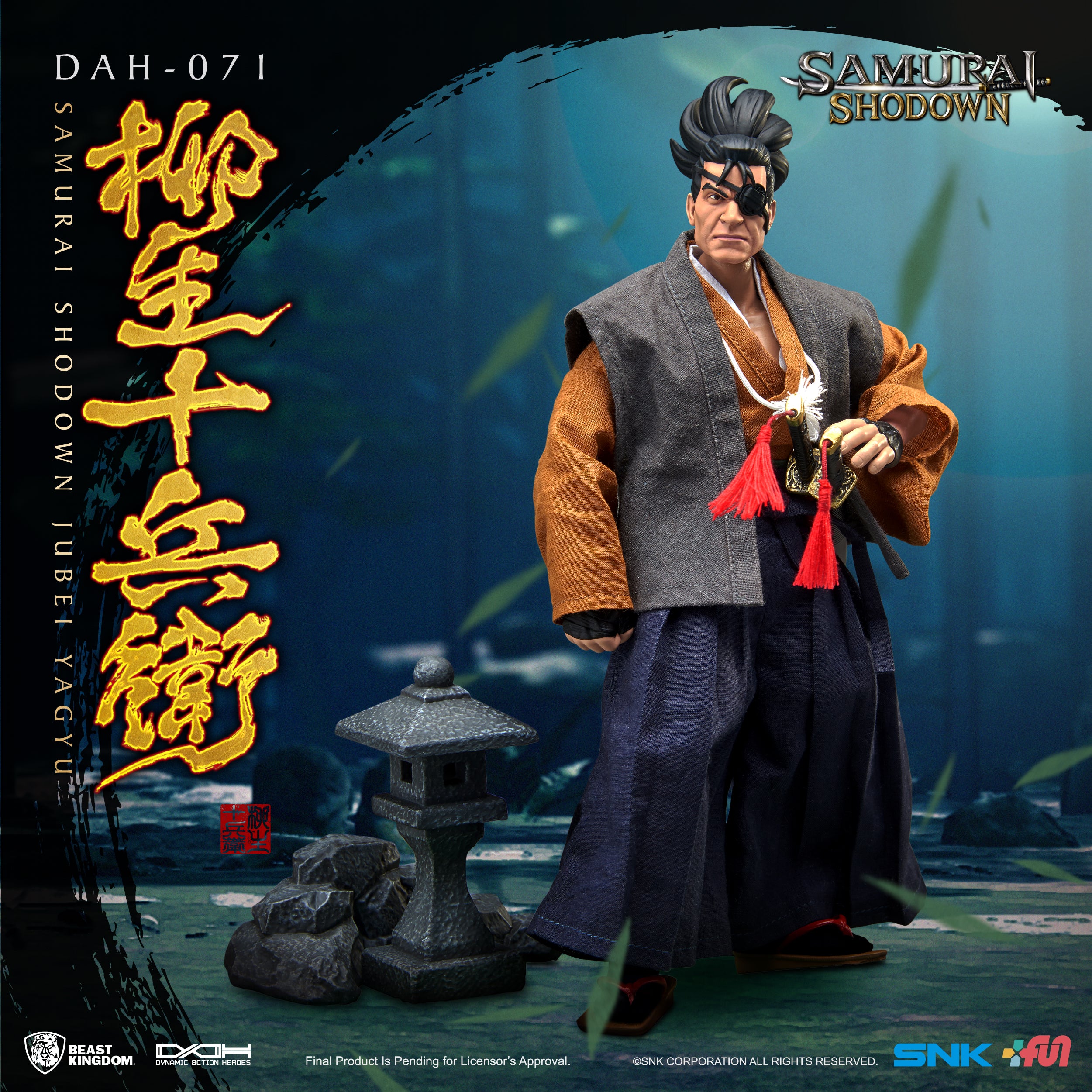 Beast Kingdom DAH-071 SNK Samurai Shodown: Jubei Yagyu Dynamic 8ction Heroes Action Figure