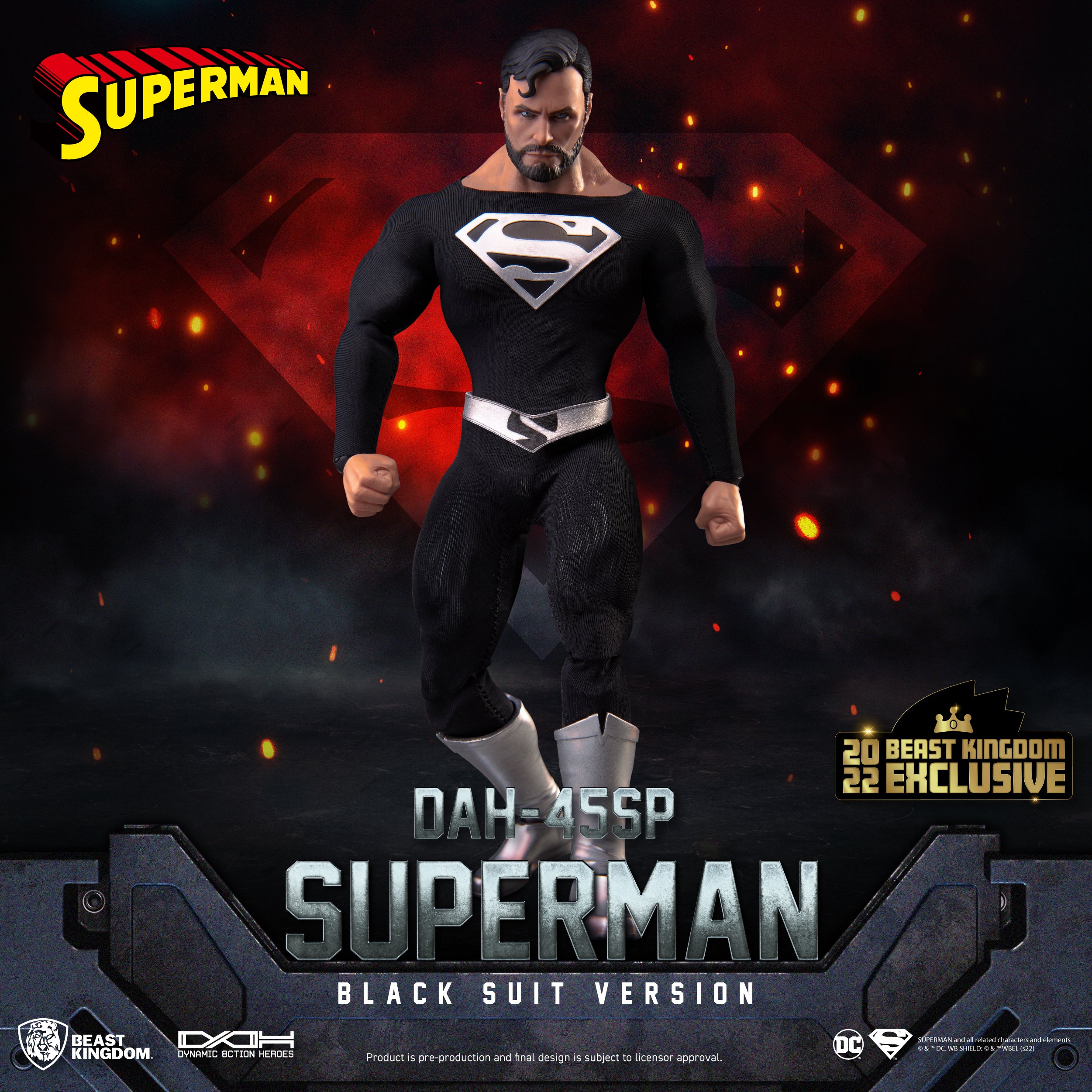 Figurine DC Comics SUPERMAN – 9 cm