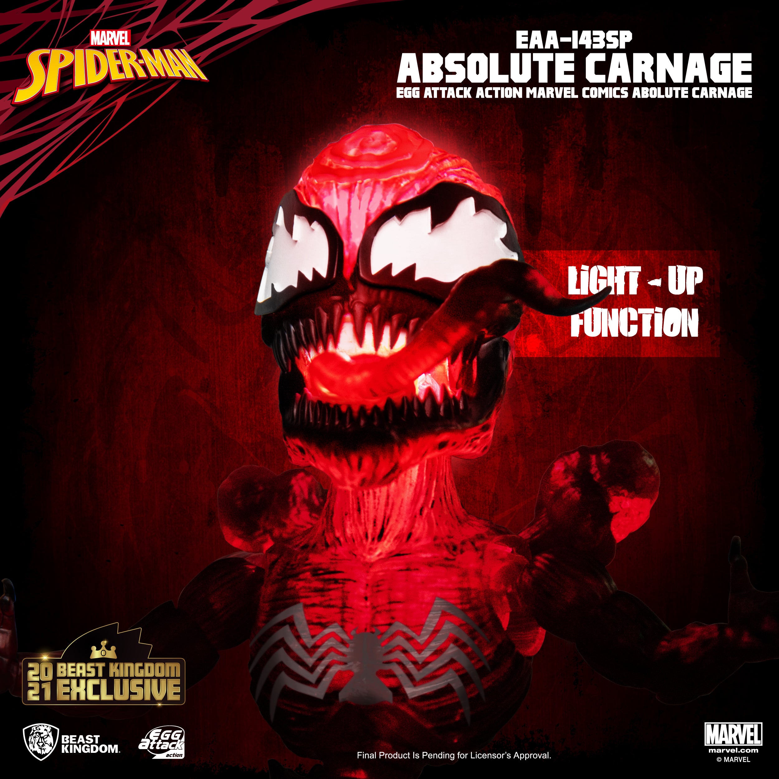 Beast Kingdom EAA-143SP Marvel Comics: Absolute Carnage Egg Attack Action Figure