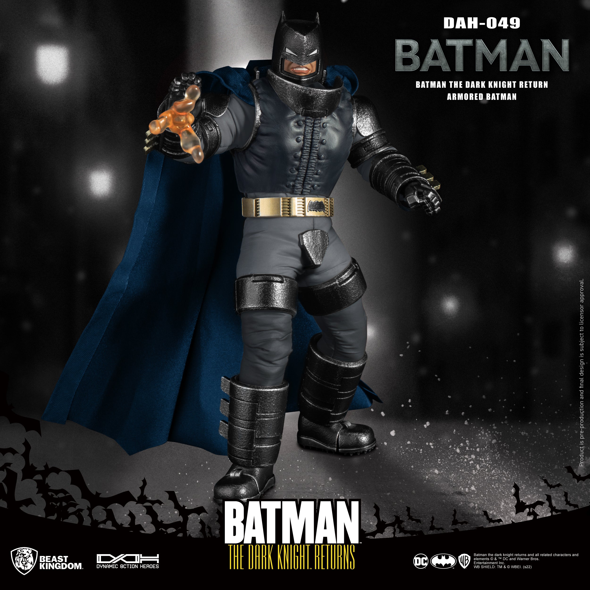 Beast Kingdom DAH-049 DC Batman : The Dark Knight Returns Armored Batman 1:9 Scale Dynamic 8ction Heroes Action Figure