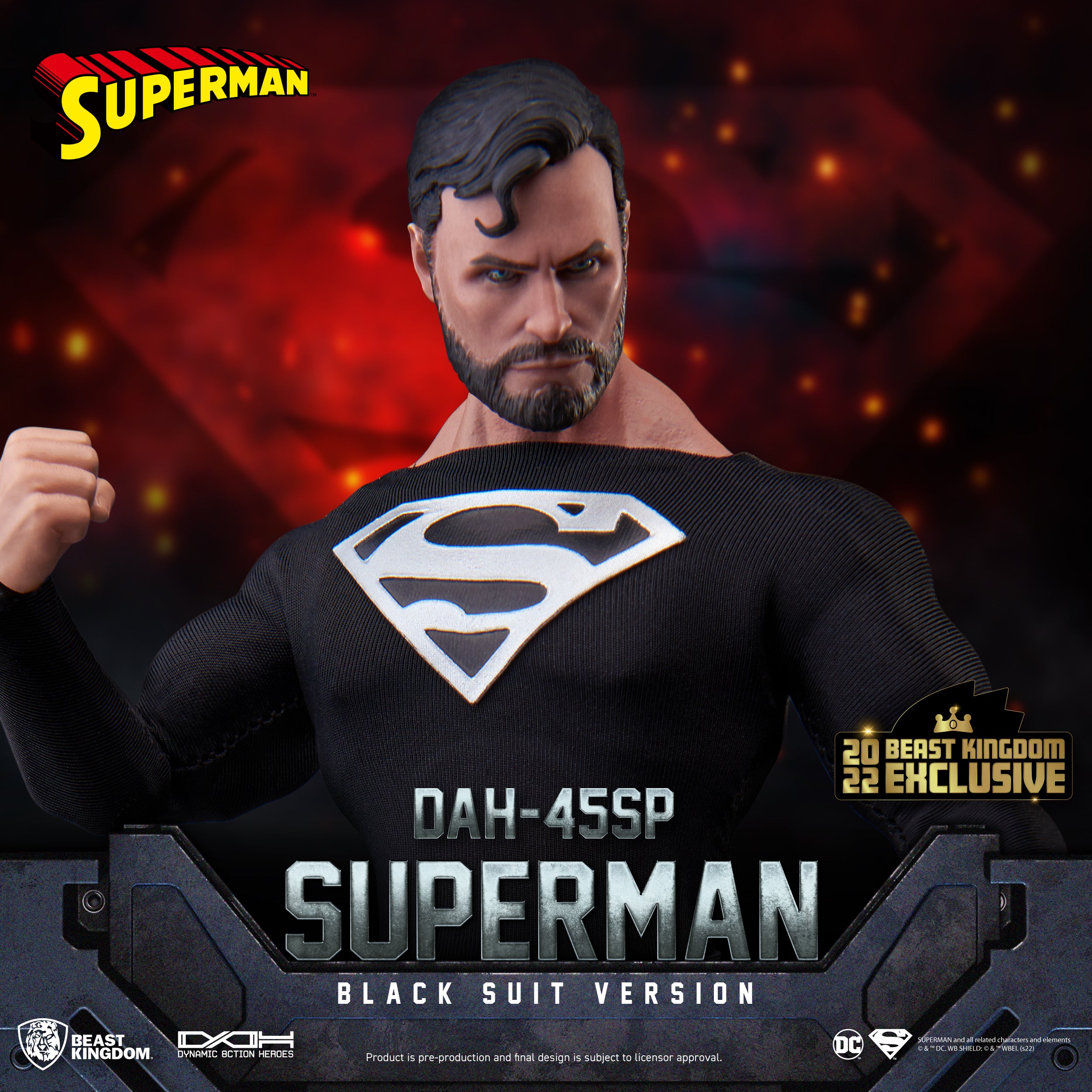 Weta Workshop Zack Snyder's Justice League Superman Black Suit 1/4 Scale  Statue | eBay