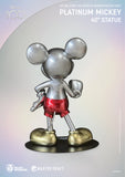 Beast Kingdom MC-080 Disney 100 Years of Wonder Master Craft Platinum Mickey 40" Master Craft Figure Statue