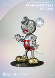 Beast Kingdom MC-080 Disney 100 Years of Wonder Master Craft Platinum Mickey 40" Master Craft Figure Statue