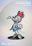 Beast Kingdom MC-078 Disney 100 Years of Wonder Platinum Minnie 40" Master Craft Figure Statue
