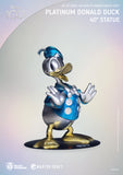 Beast Kingdom MC-077 Disney 100 Years of Wonder Platinum Donald Duck 40" Master Craft Figure Statue
